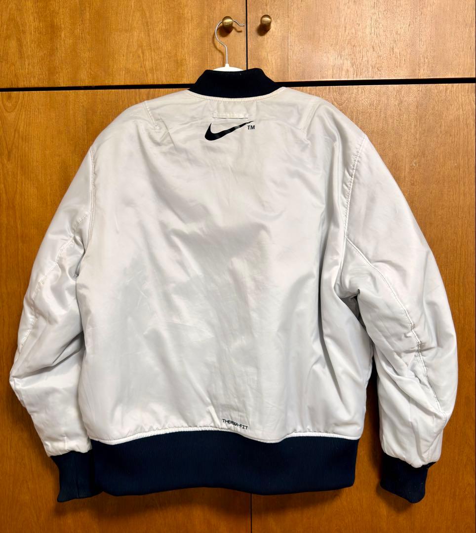 【XL】NIKE ナイキ MA-1ジャケット ビッグ スウォッシュ リバーシブル