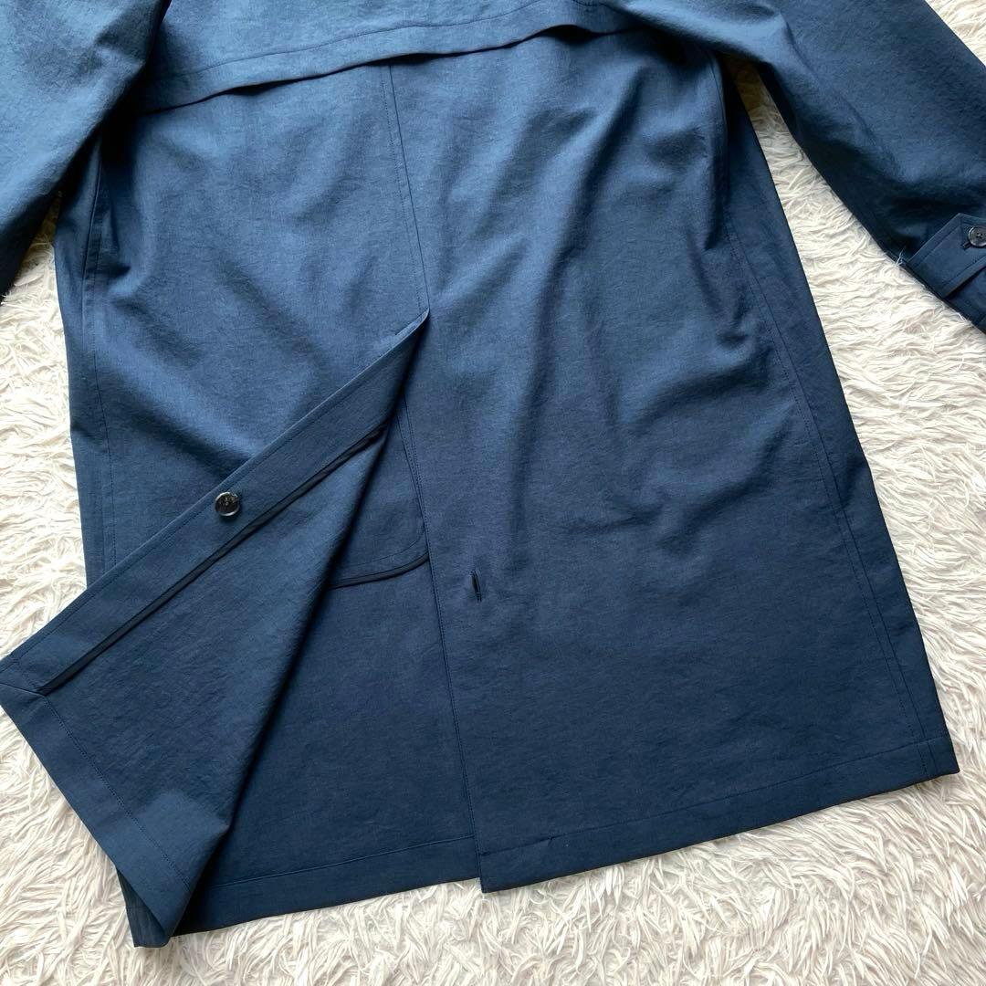 【未使用級 XL】ユナイテッドアローズ　ツイストバルカラーフォルムコート　紺