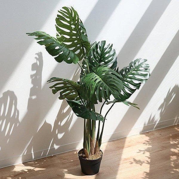 モンステラ フェイクグリーン 造花 観葉植物 玄関 賃貸インテリア ディスプレイ