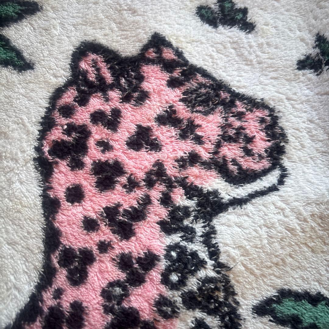 エルメス　玄関マット　バスマット　タオルラグ　ヒョウ