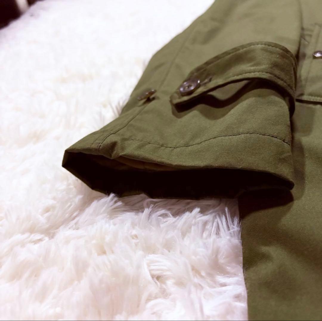 THE NORTH FACE BEAMS 別注 ステンカラーコート カーキ L