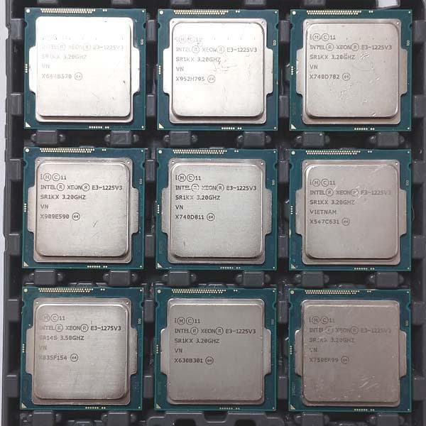 KN65-27【ジャンク】Intel E3-1275V3 21枚セット