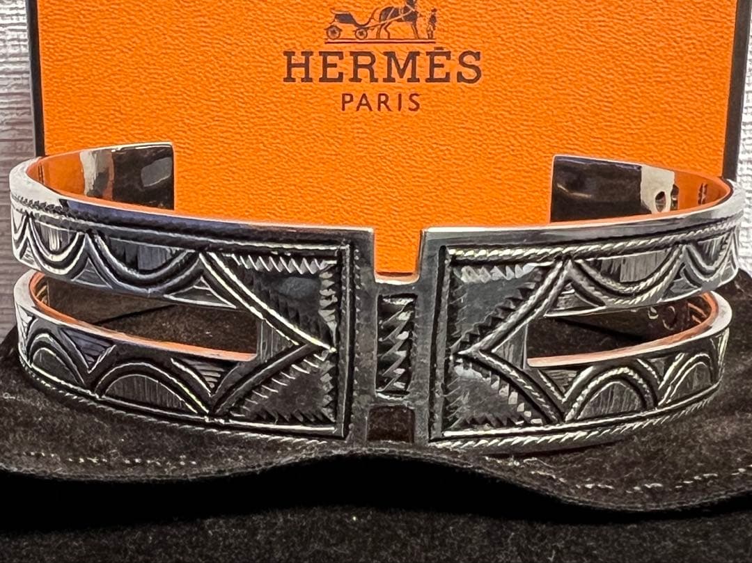 HERMES エルメス バングル トゥアレグ T5 シルバー 925 入手困難
