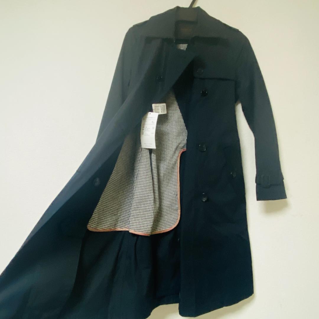【新品未使用】TOMORROWLAND トレンチコート 黒 36 ライナー