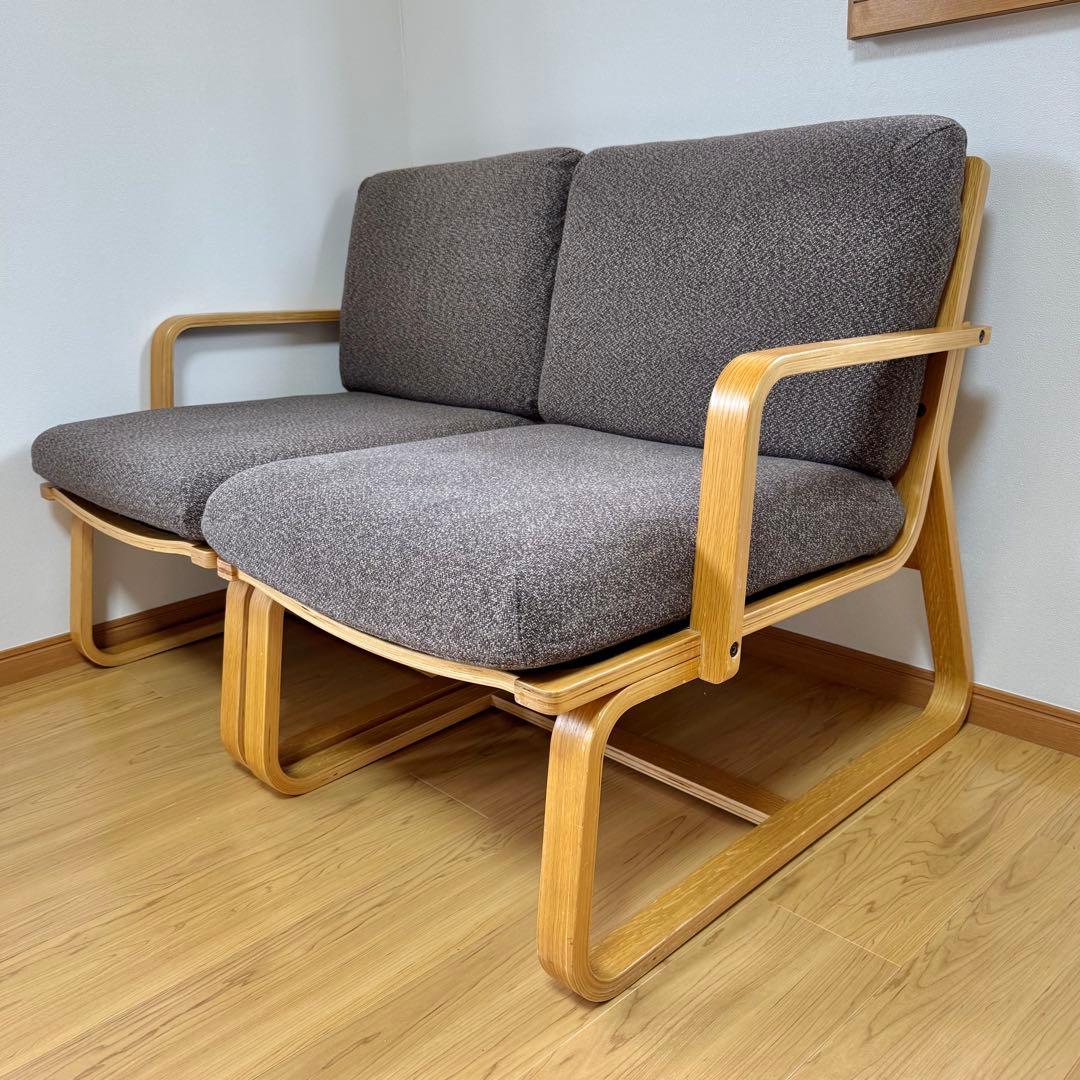 Takezou様　無印良品　ソファチェア（2脚）＋ベンチカバー