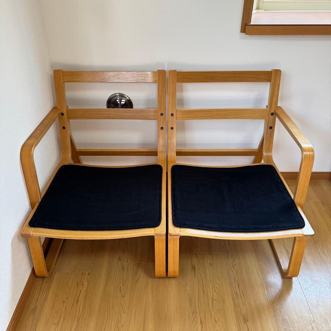 Takezou様　無印良品　ソファチェア（2脚）＋ベンチカバー