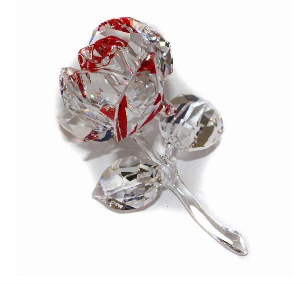 SWAROVSKI 薔薇の置物