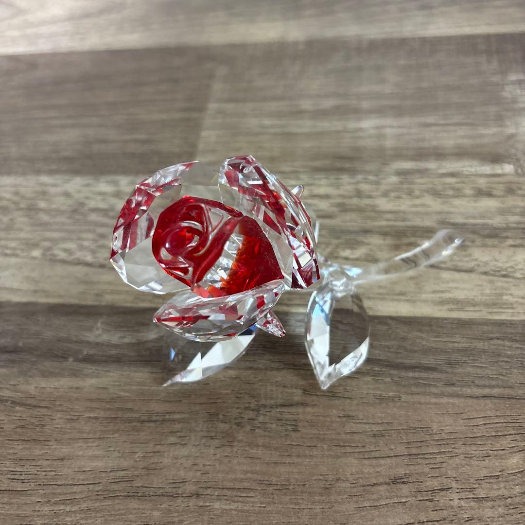 SWAROVSKI 薔薇の置物