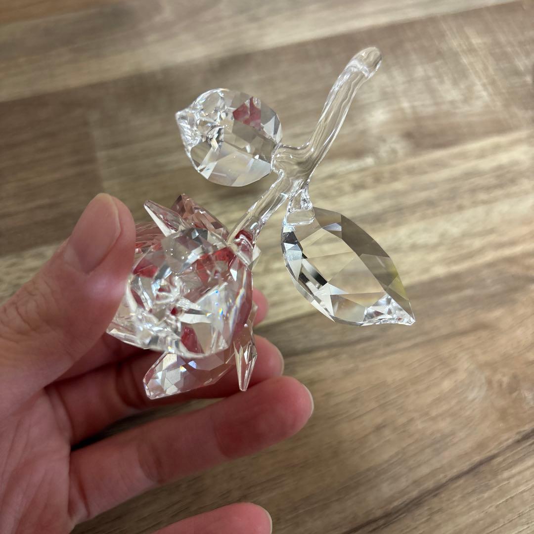 SWAROVSKI 薔薇の置物
