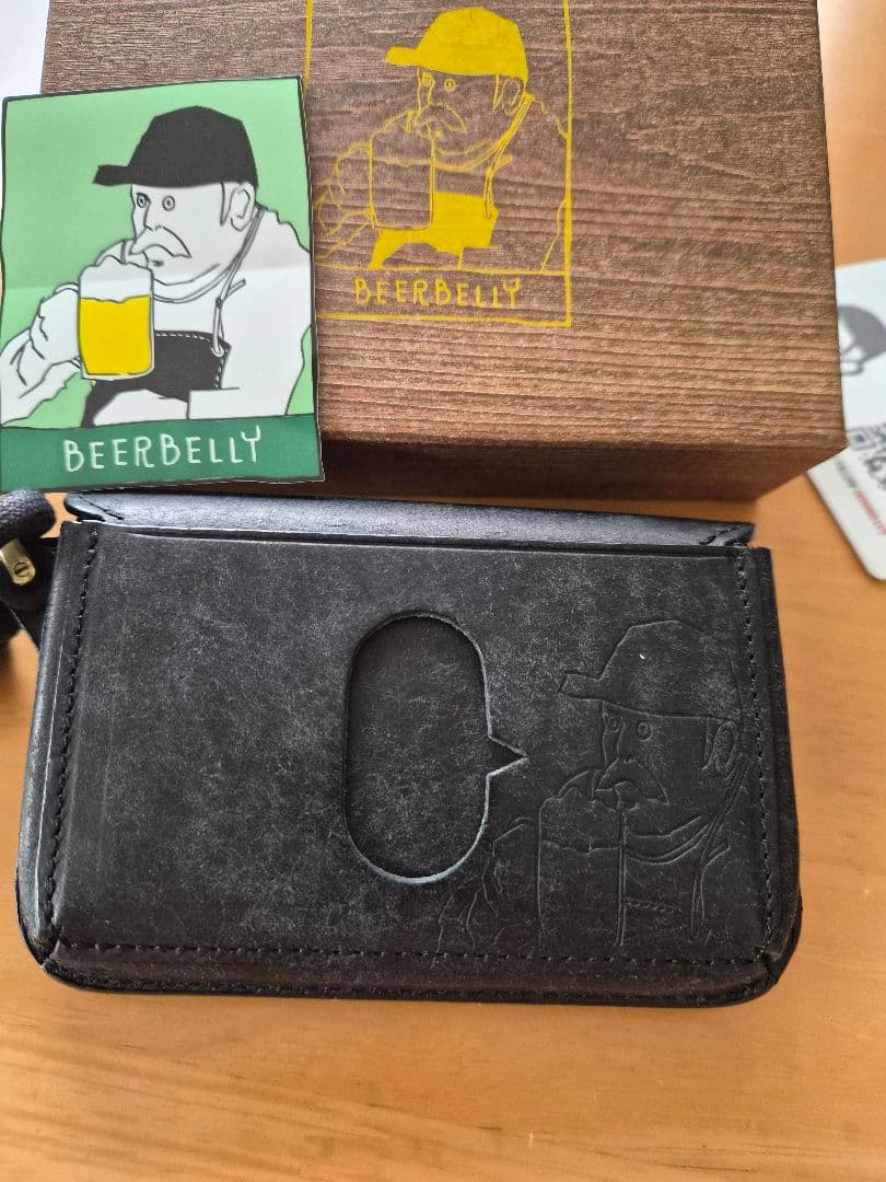 BEERBELLY 　フェス　プエブロレザーブラック財布