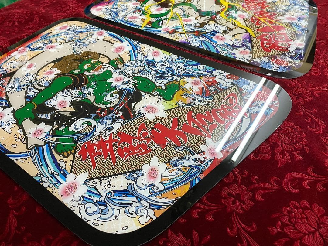 ★サイドベッド窓★　スーパーグレート用　風神雷神