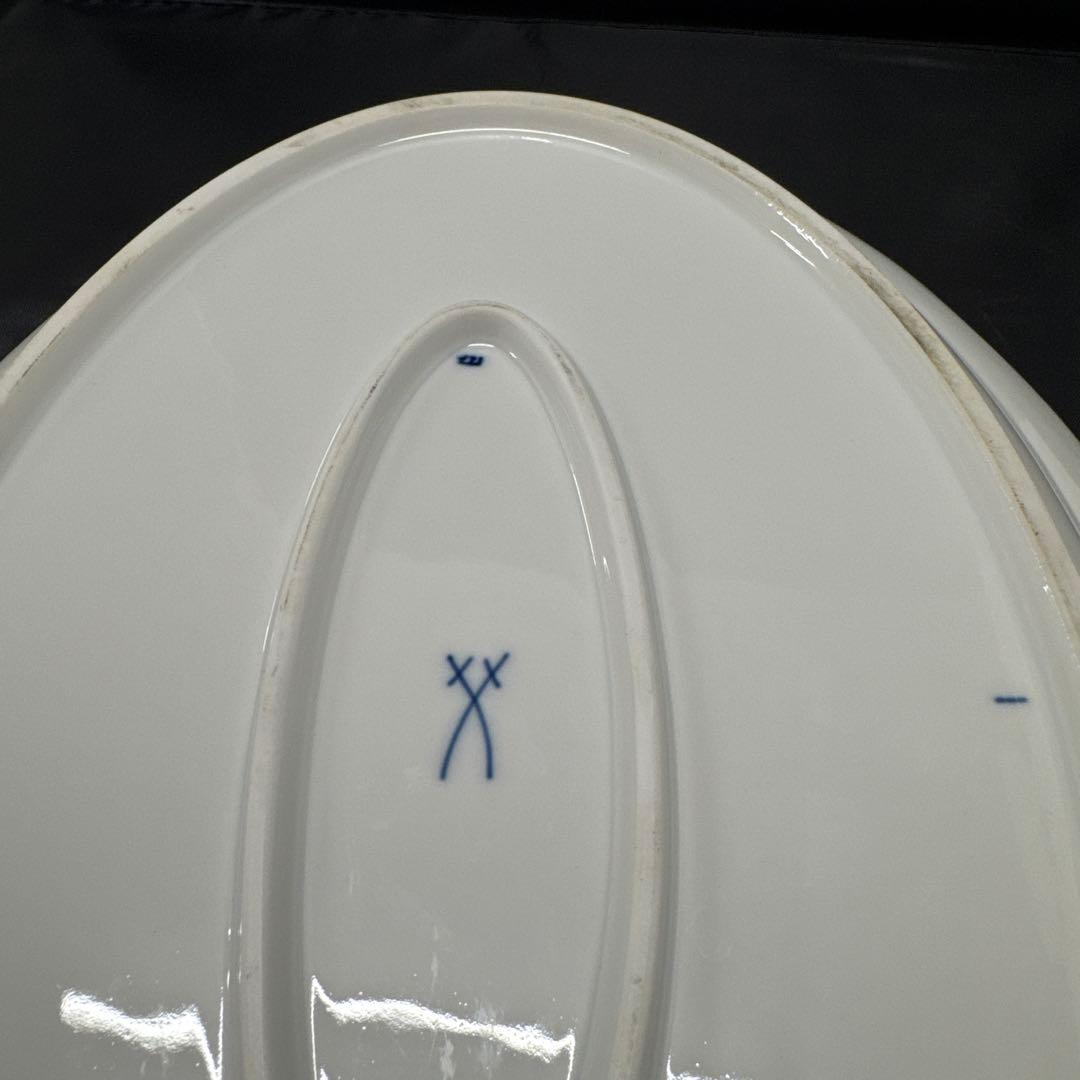 Meissen マイセン　ブルーオニオン　オーバルプレート