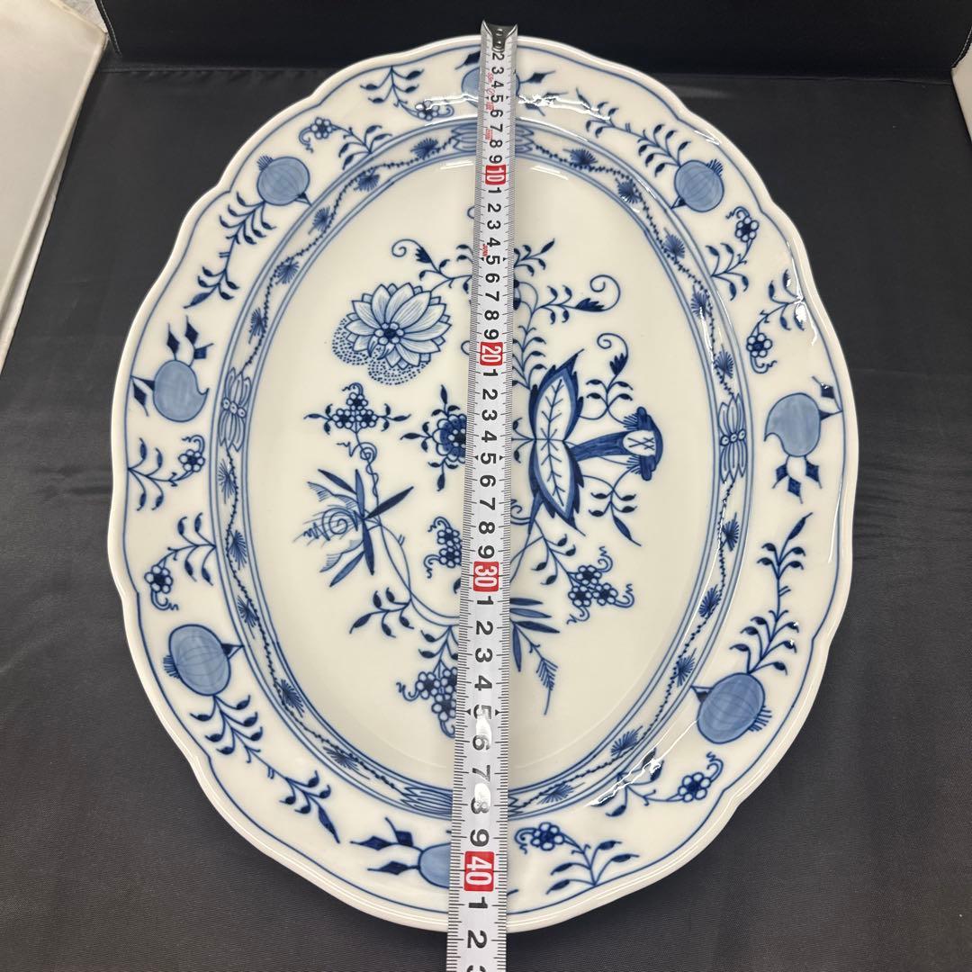 Meissen マイセン　ブルーオニオン　オーバルプレート