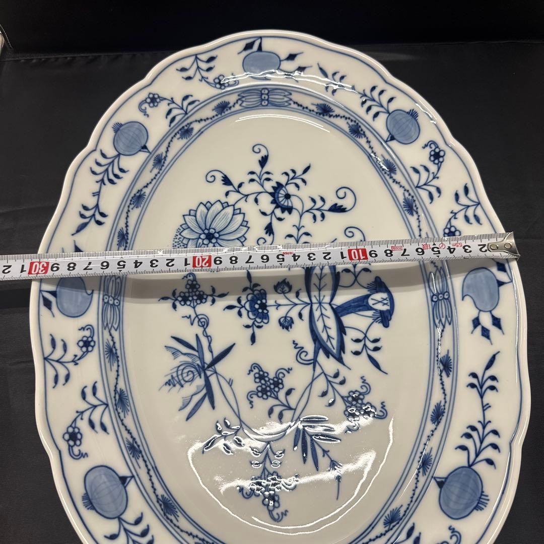 Meissen マイセン　ブルーオニオン　オーバルプレート