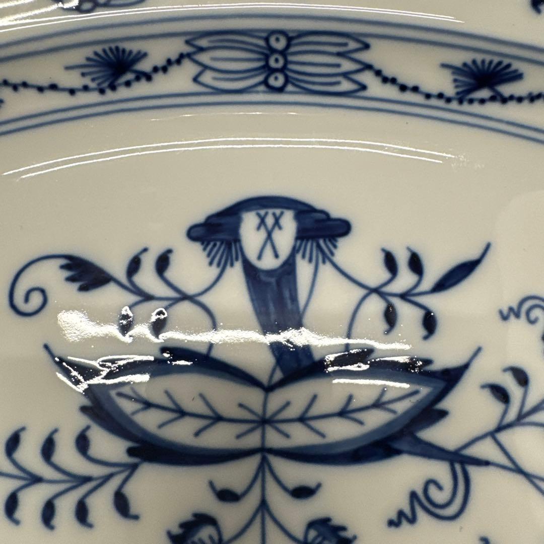 Meissen マイセン　ブルーオニオン　オーバルプレート