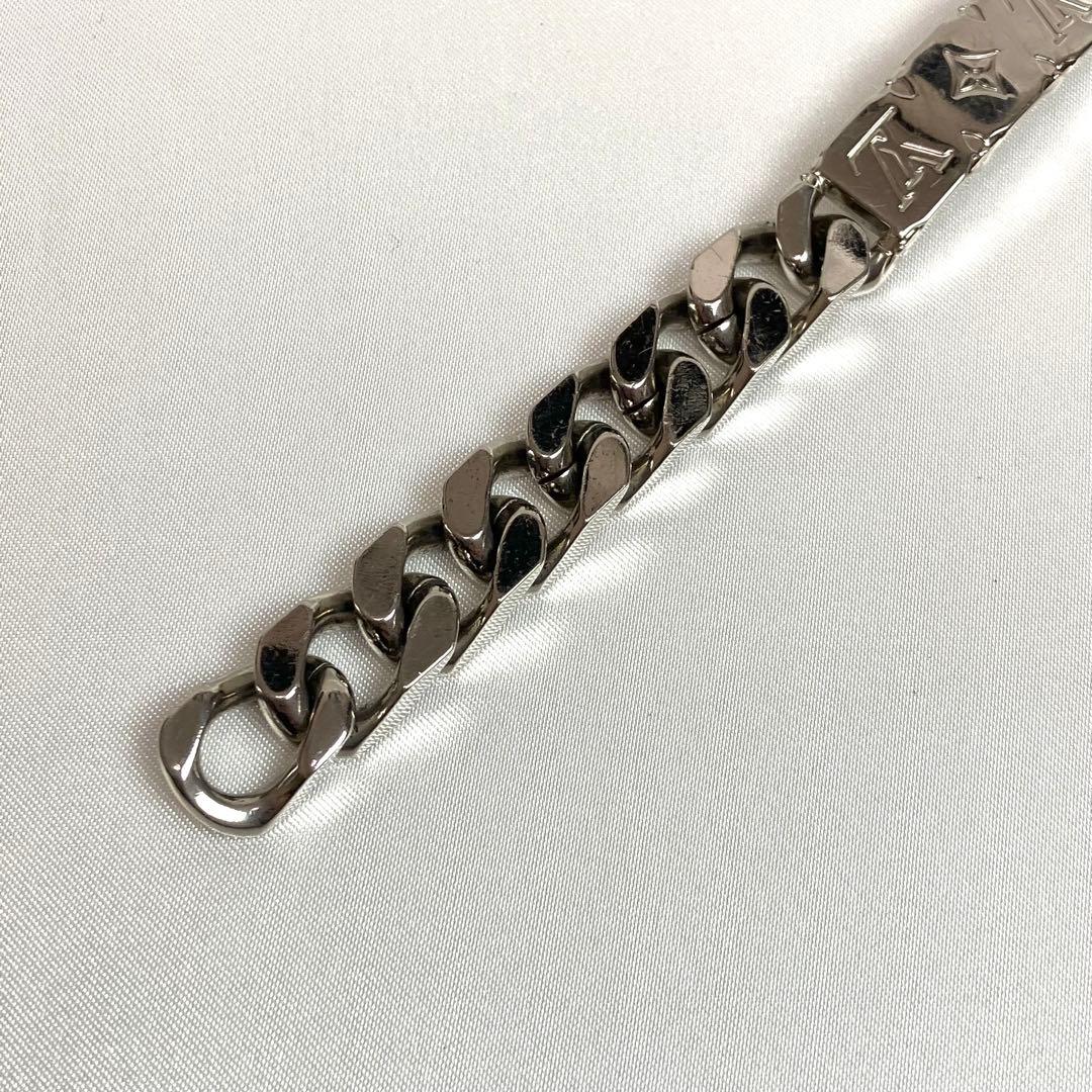 【極美品】ルイヴィトン　コリエ　チェーン　ブレスレット　シルバー　モノグラム