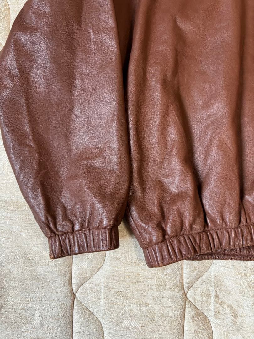 ラルフローレン　レザージャケット　スイングトップ　ポニーなし　90s A2