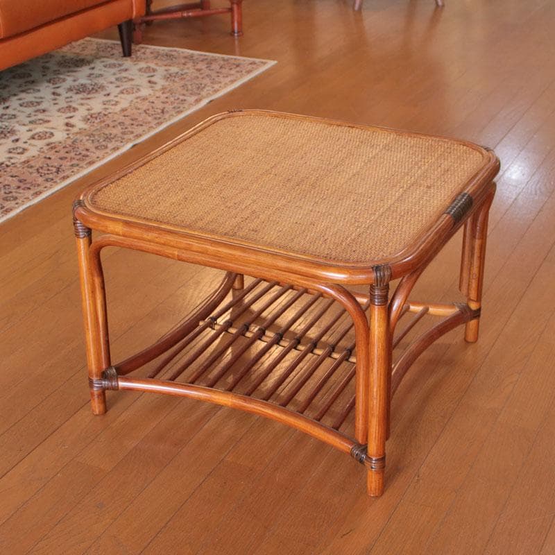 ラタンローテーブル 藤家具 ナチュラル センターテーブル 214-1344