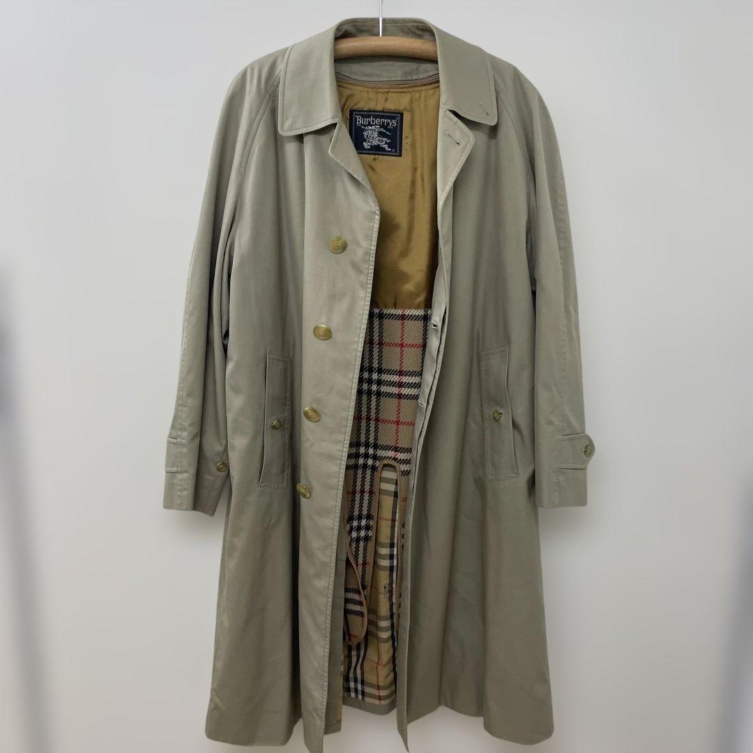美品【Burberry バーバリー】ステンカラーコート