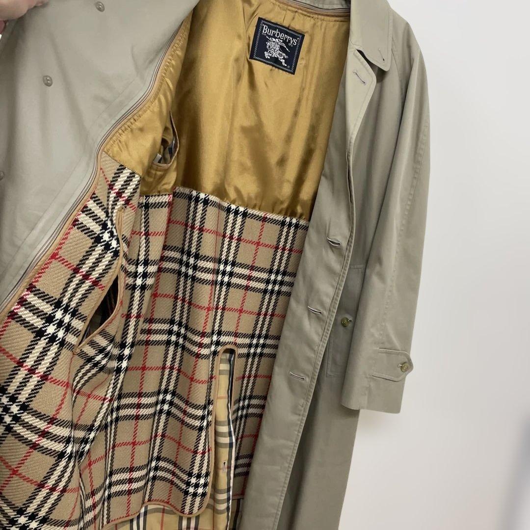 美品【Burberry バーバリー】ステンカラーコート