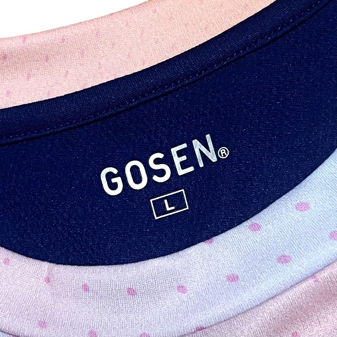 【新品】【L】ゴーセン テニス バドミントン ウェア 男女兼用