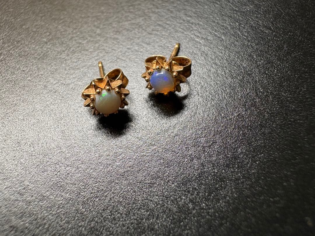 STAR JEWELRY K10ピアス オパール