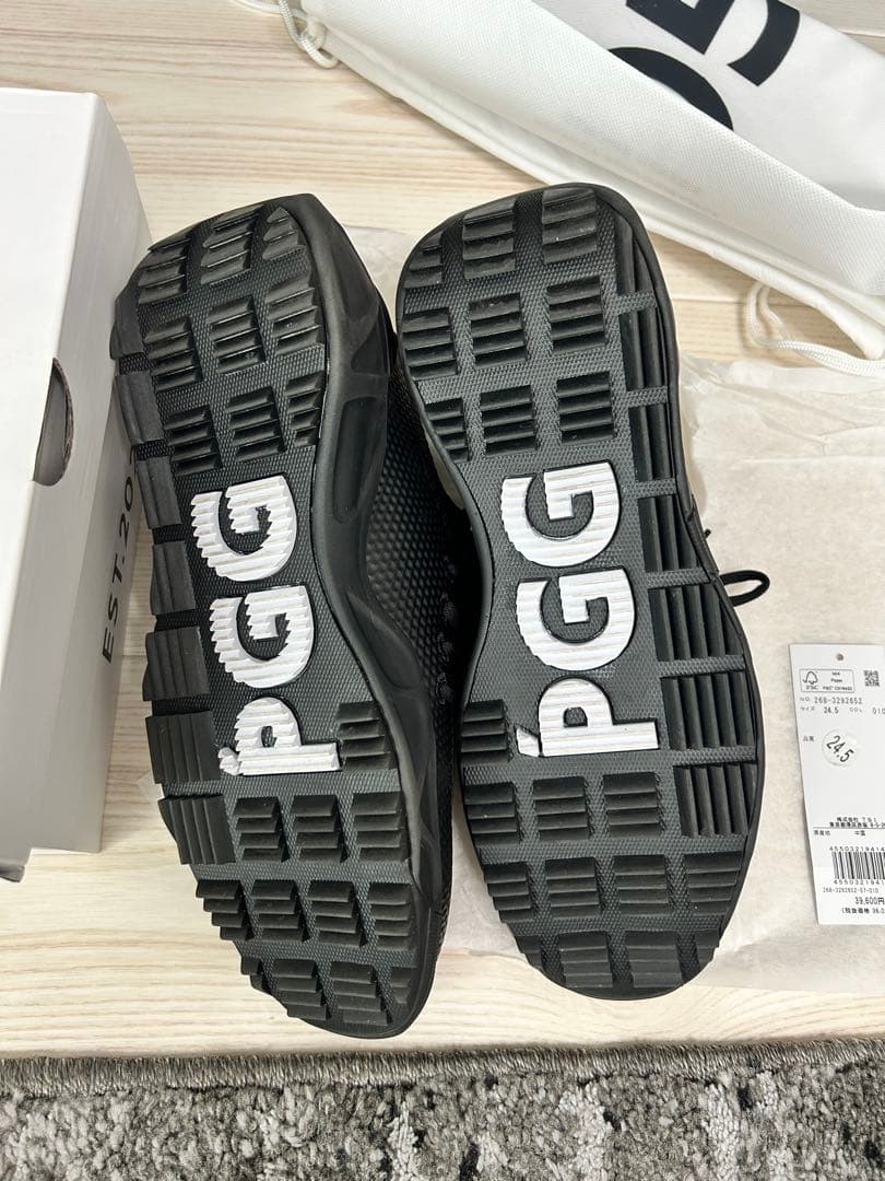 新品PGG ゴルフシューズ24.5