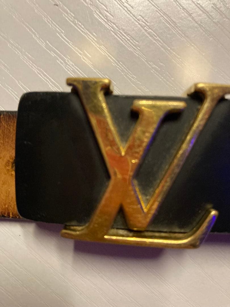 Louis Vuitton ブラックレザーベルト即日発送可能‼️