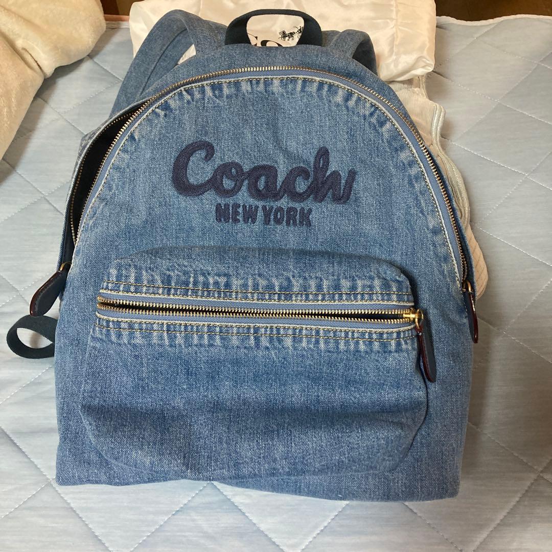 コーチ　coach リュック　バックパック　デニム