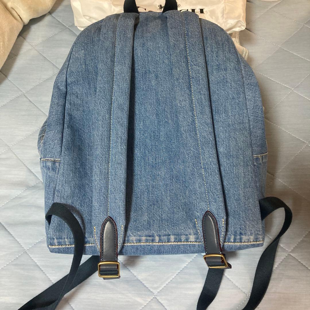 コーチ　coach リュック　バックパック　デニム