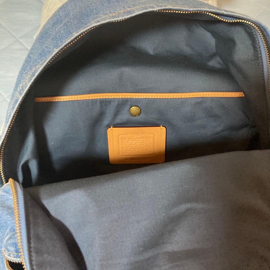 コーチ　coach リュック　バックパック　デニム