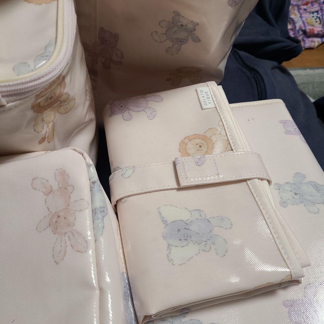 ジェラートピケ　マザーズバッグセット