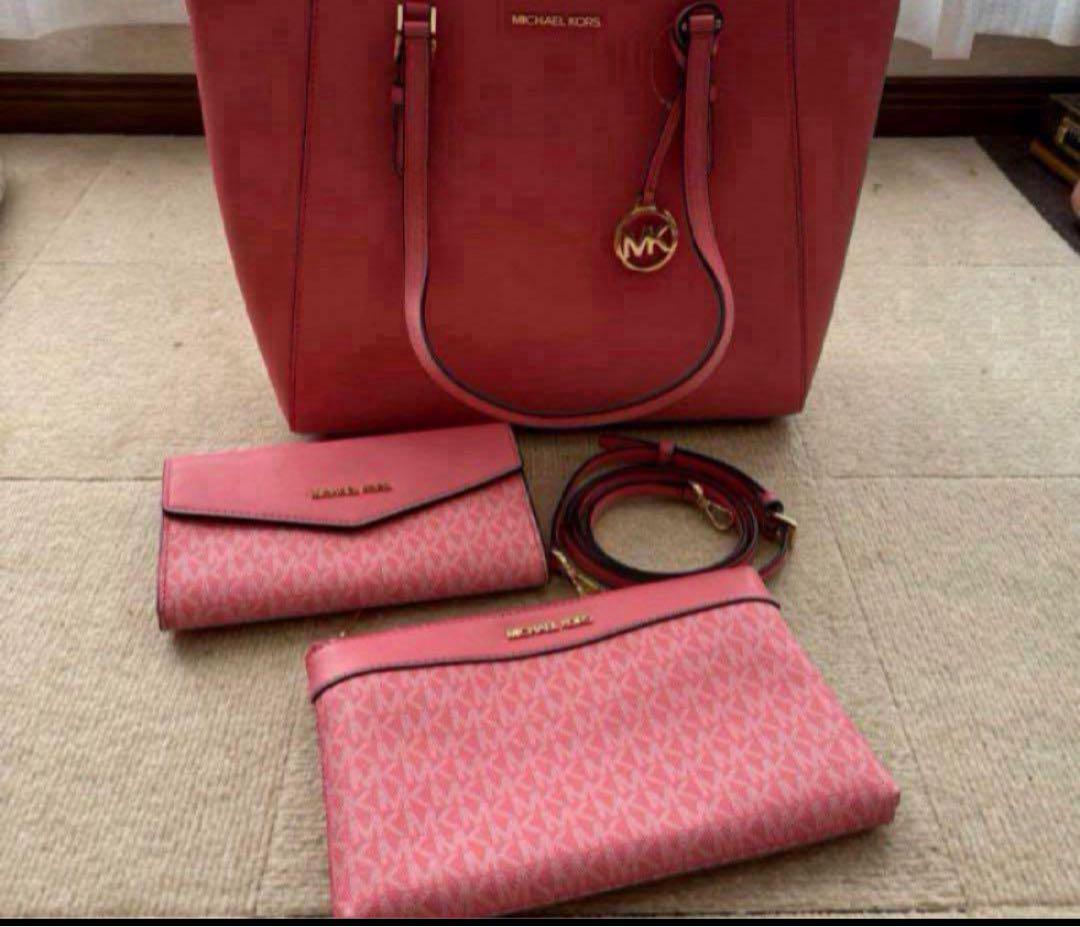 MICHAEL KORS ピンク バッグ セット