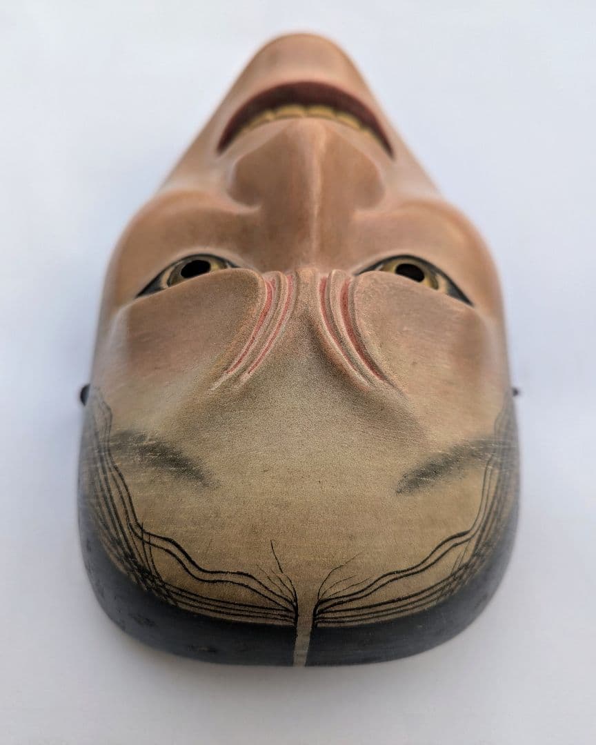 彫刻・オブジェ Wooden Noh Mask