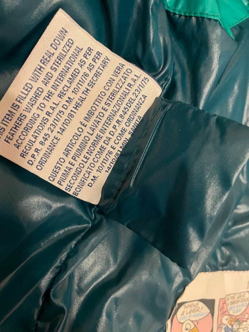 【美品】【MONCLER】モンクレール　ダウンベスト　エメラルドグリーン