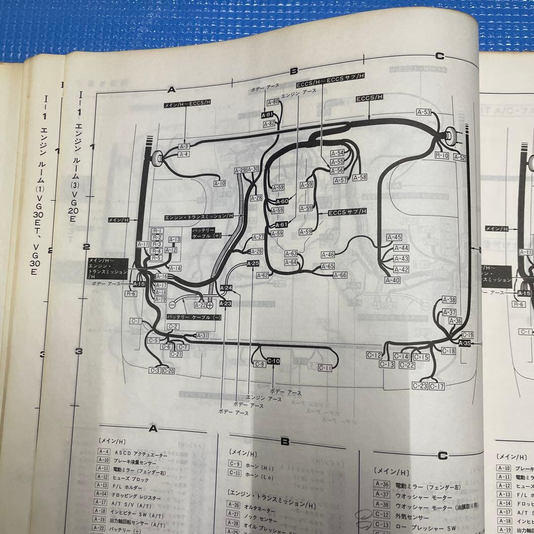 日産 Y31 グロリア セドリック 配線図