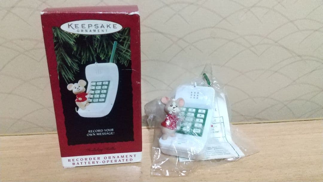 激レア　希少　限定記念品　ホールマーク　レコーダー付　クリスマス　オーナメント