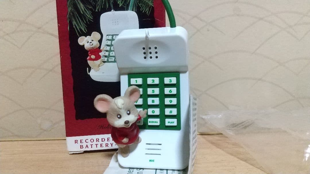 激レア　希少　限定記念品　ホールマーク　レコーダー付　クリスマス　オーナメント
