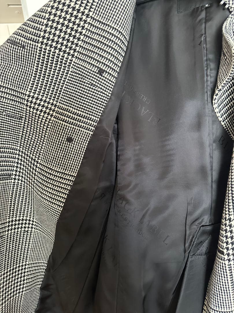BLACK LABEL CRESTBRIDGE チェック柄 トレンチコート M