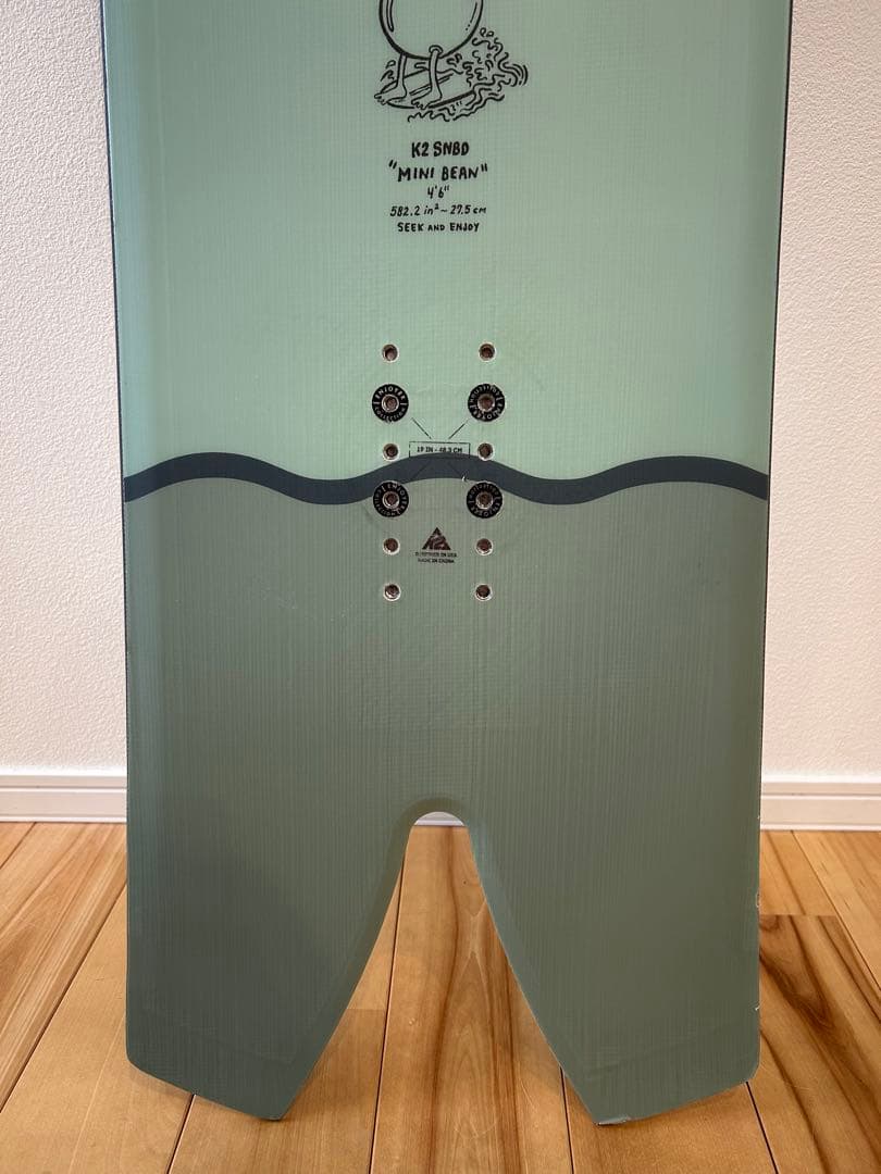 送料込美品　K2 COOLBEAN 138cm ショートファット　パウダーボード