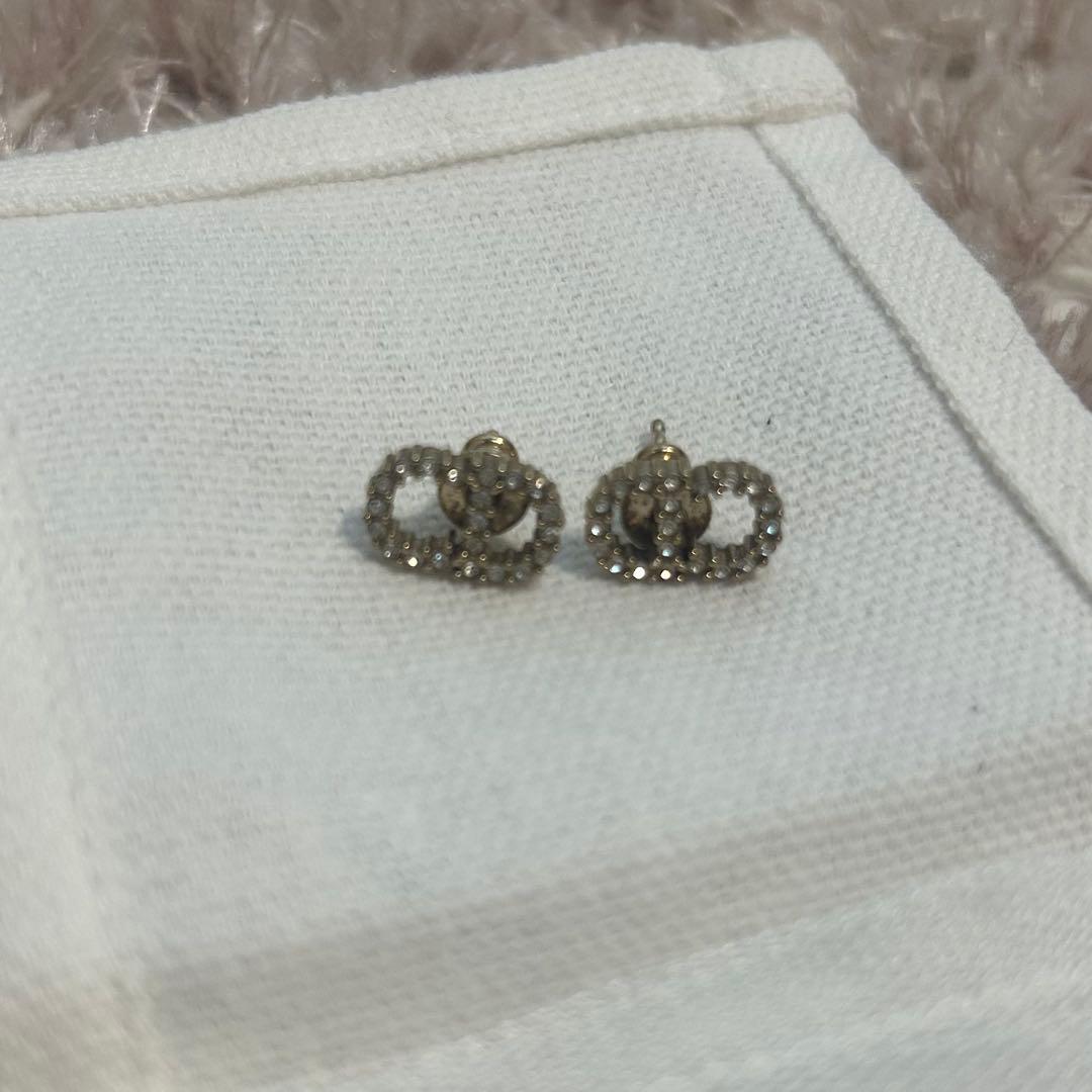 Dior clair D lune ゴールド　ピアス