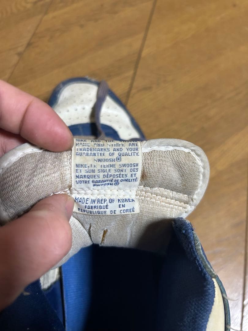 NIKE ナイキ　チームコンベンション　白×紺
