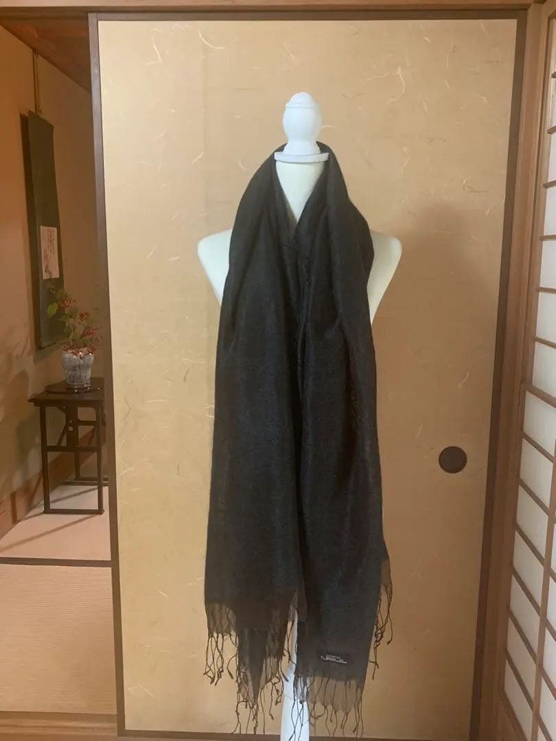 ISSEY MIYAKE PERMANENTE 大判ストール　緑 かなりの美品