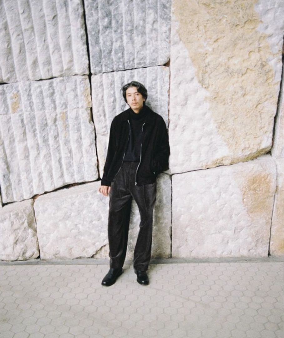 安値　LIDNM SUPER SOFT SHEEP SUEDE ZIP M