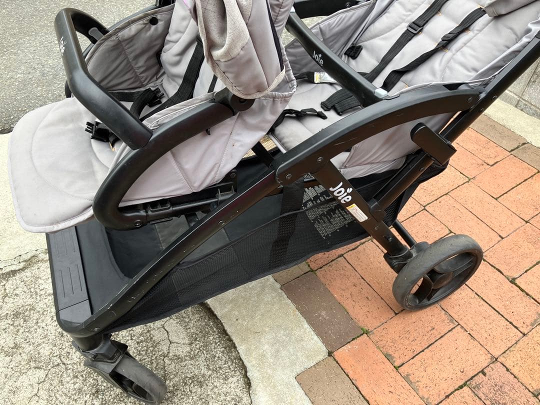 Joie グレー ダブルベビーカー　double stroller