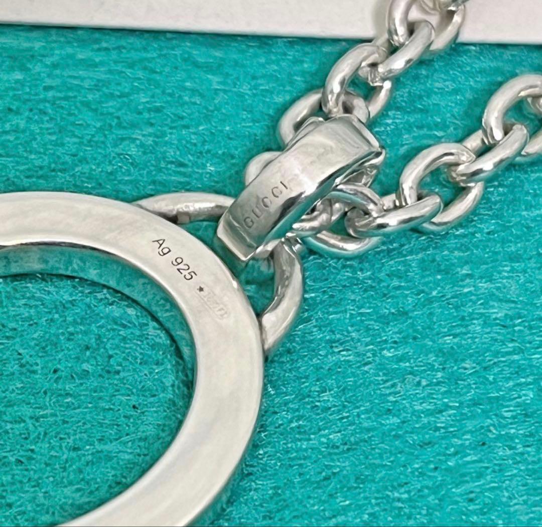 美品　GUCCI Gマークペンダントネックレス