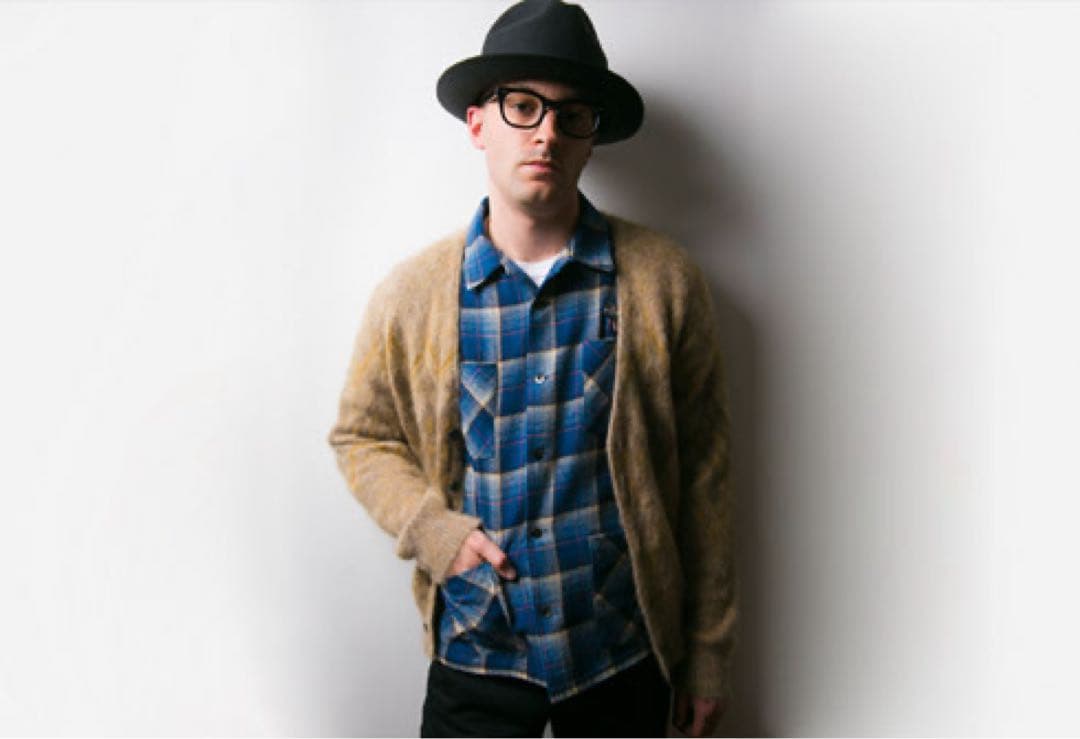 トップス BELAFONTE ATOMIC PATTERN MOHAIR CARDIGAN