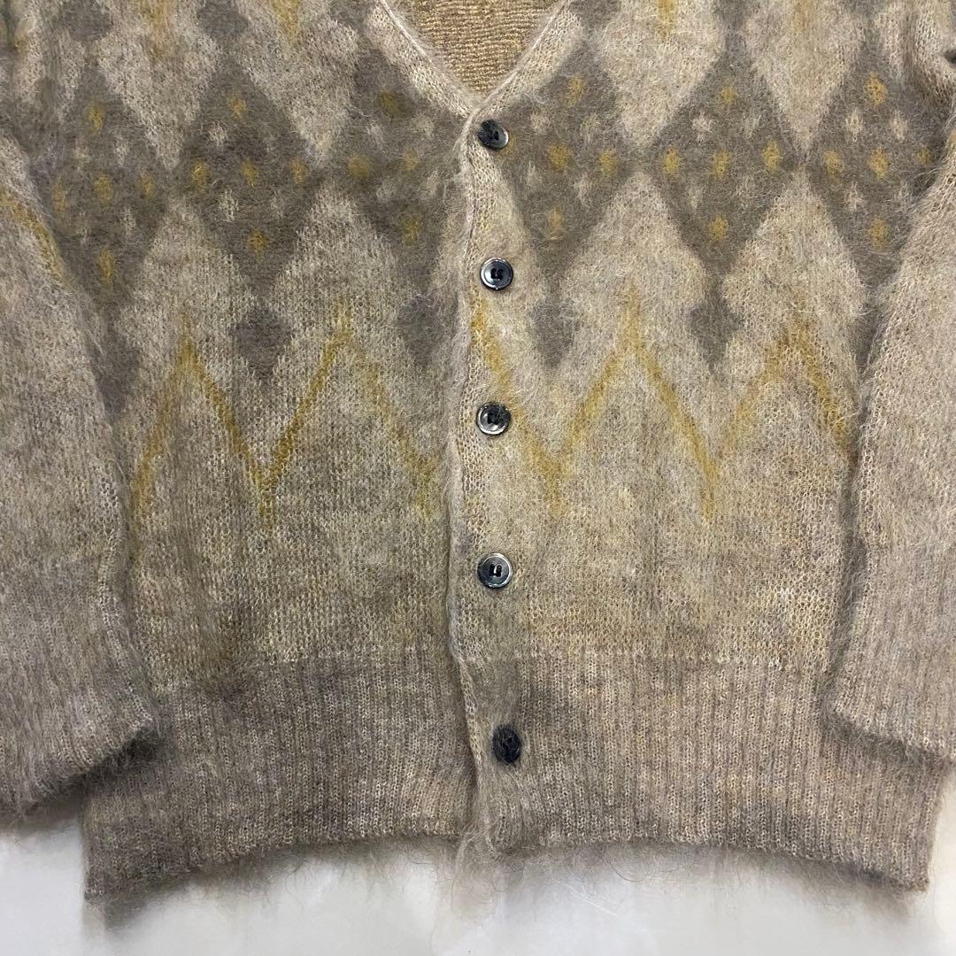 トップス BELAFONTE ATOMIC PATTERN MOHAIR CARDIGAN
