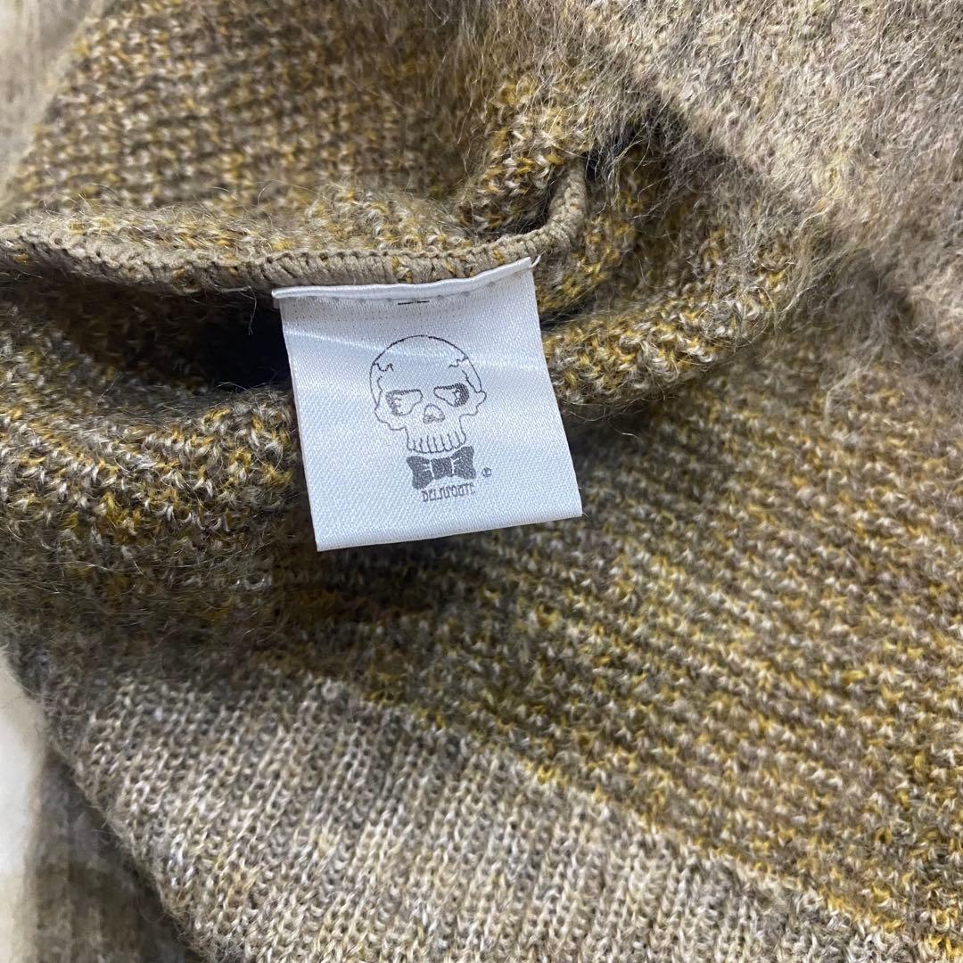 トップス BELAFONTE ATOMIC PATTERN MOHAIR CARDIGAN