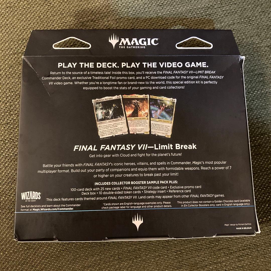 MTG FF 統率者デッキ リミットブレイク GAME EDITION 米国限定